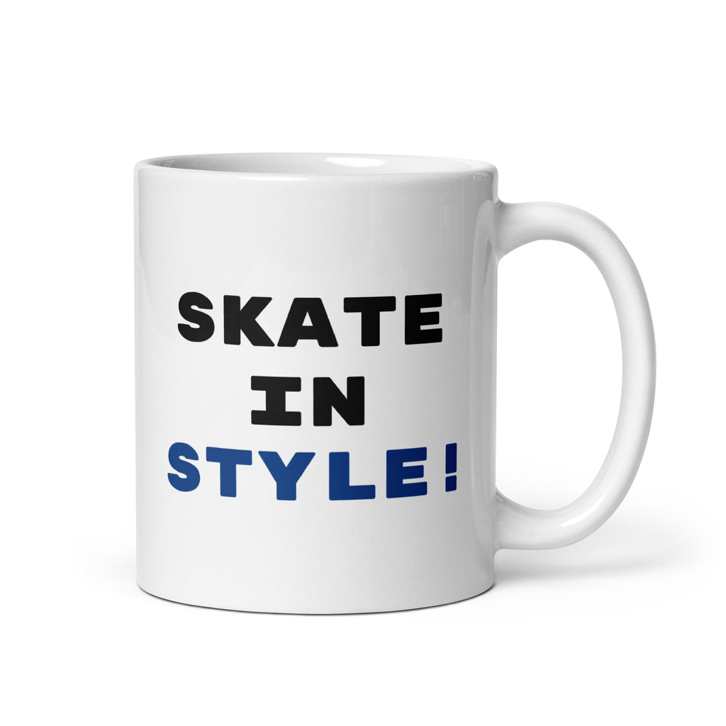 Slashed “Skate in style” Mug